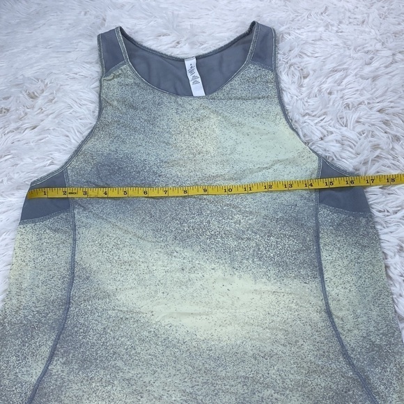 Lululemon Sculpt Tank II Ocean Spray Fluro Citrus Light Cast / Light Cast - Picture 3 of 4